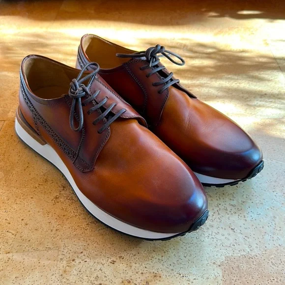 New Cognac Magnanni formal sneaker. - Picture 5 of 6